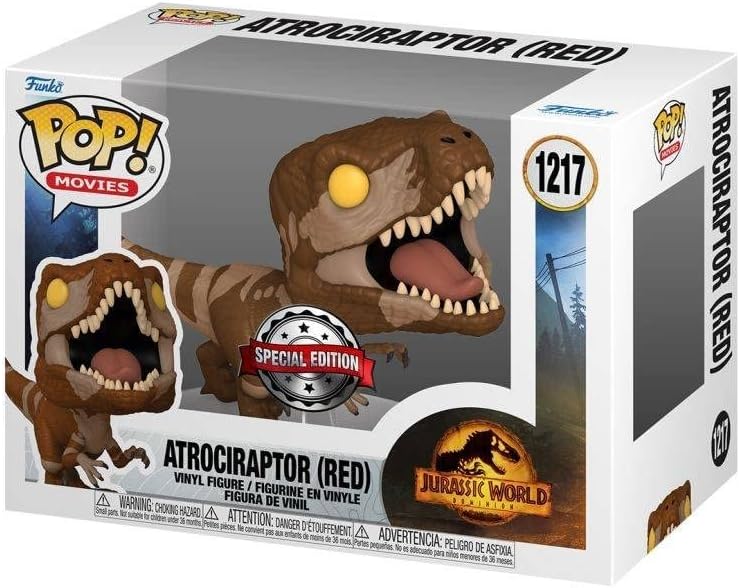 POP Jurassic World 3 Filme Nr. 1217 - Atrociraptor Rouge