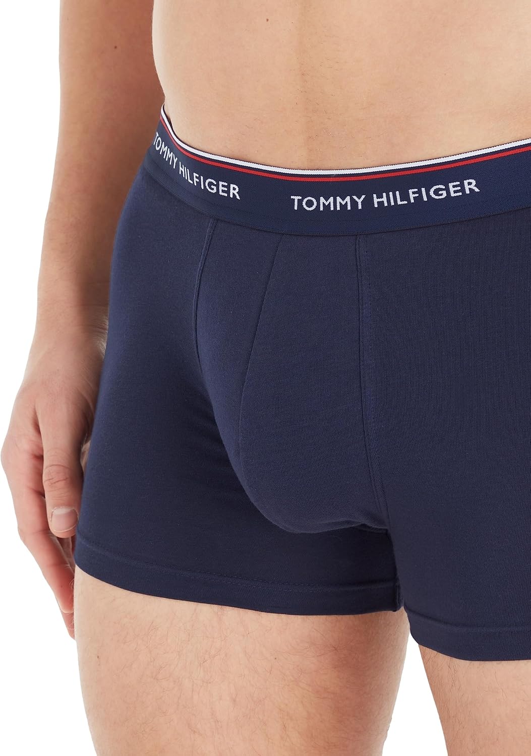Tommy Hilfiger Herren 3er Pack Boxershorts Trunks Unterwäsche S Rot, S Rot