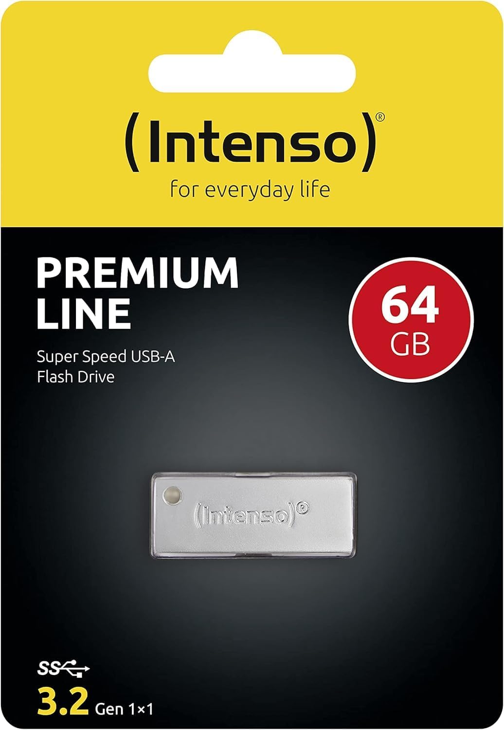 Intenso Premium Line 64 GB USB-Stick USB 3.2 Gen 1x1, silber 64GB, 64GB