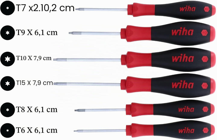 Wiha 36291 Schraubendrehersatz, Torx, 6-teilig