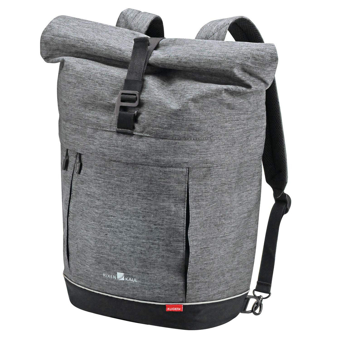 KlickFix 0278GR Freepack Switch Enkele Fietstas, Grey-Black, 18 Liter