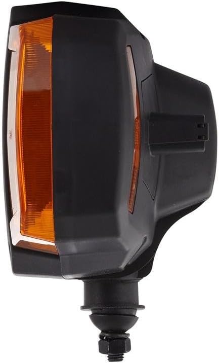 HELLA - Halogen-Hauptscheinwerfer - 12V - Einbau - Lichtscheibenfarbe: gelb - Stecker: DEUTSCH Steck