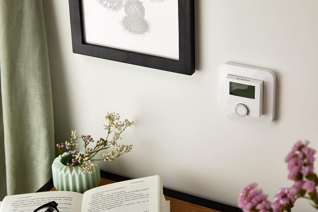Bosch Smart Home Raumthermostat für Fussbodenheizungen mit kabelgebundener Steuerung, 230 V, kompati