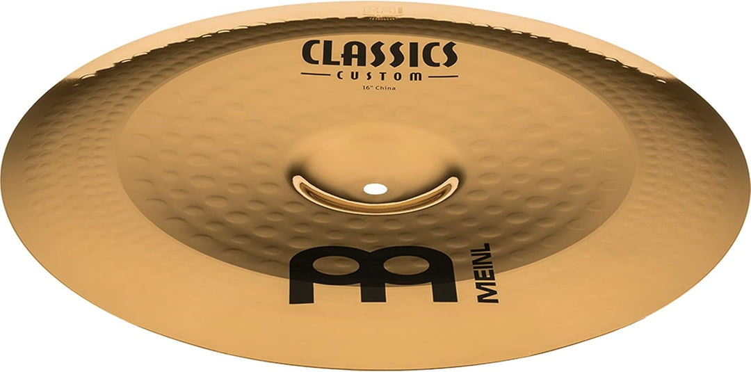 Meinl Classics Custom Brilliant China 16 Zoll (Video) Schlagzeug Becken (40,64cm) B12 Bronze, Brilli