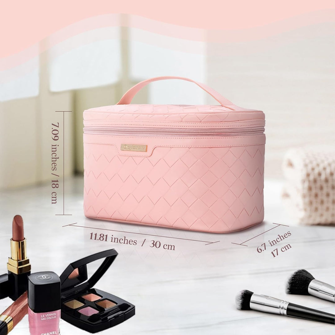 Dajasan Make-up-Tasche, Kosmetiktasche, Reise-Make-up-Tasche, grosse Kapazität, tragbarer Reise-Kult