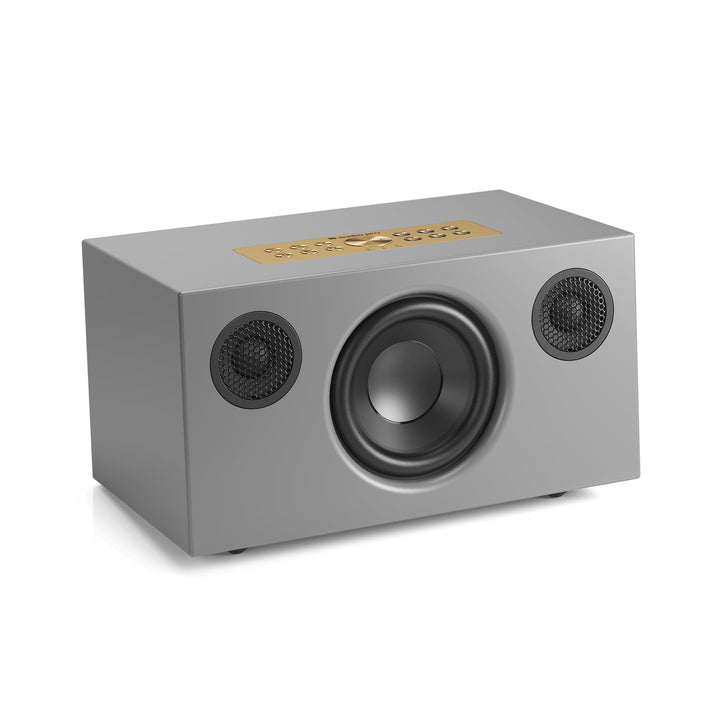Audio Pro C5 MK II W - WiFi Lautsprecher, kompakte HiFi-Stereoanlage, kabelloser Lautsprecher - Grau