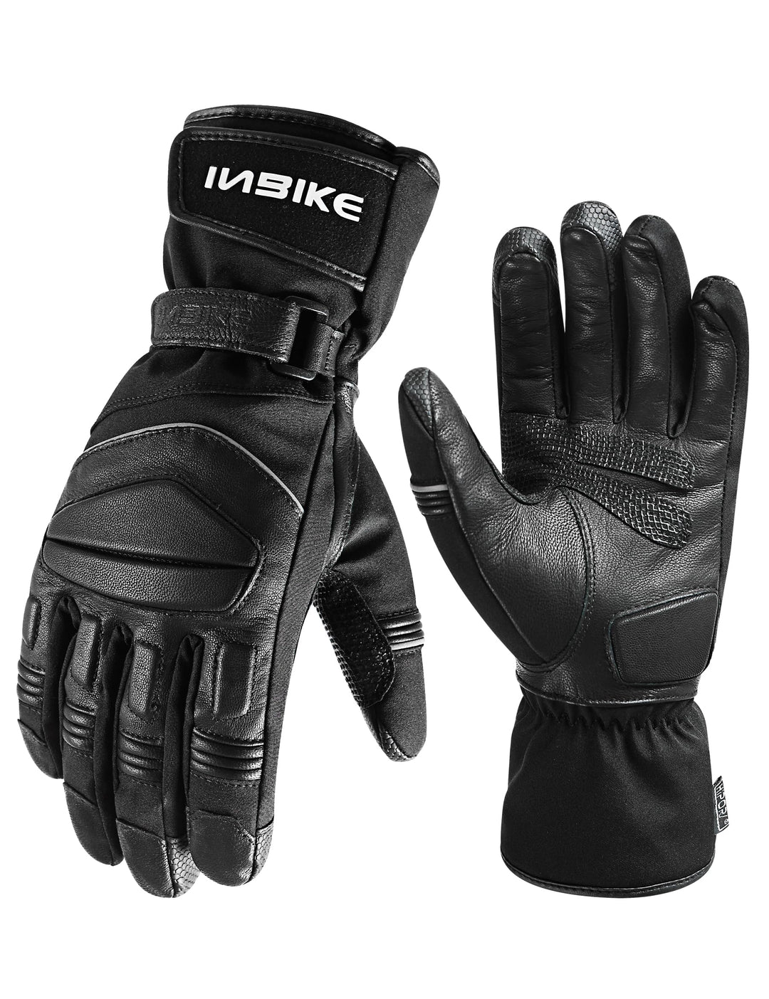 INBIKE Winterhandschuhe Zigenleder Arbeishandschuhe Wasserdicht und Thermo mit 3M Thinsulate für Arb