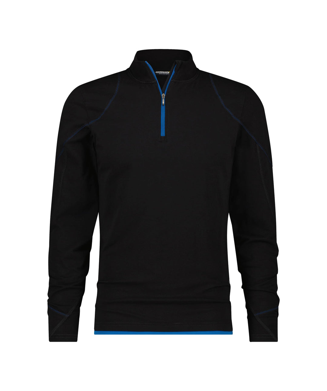 Dassy Unisex Maglietta Sonic 220G Arbeitshose, Nero/Blu, L
