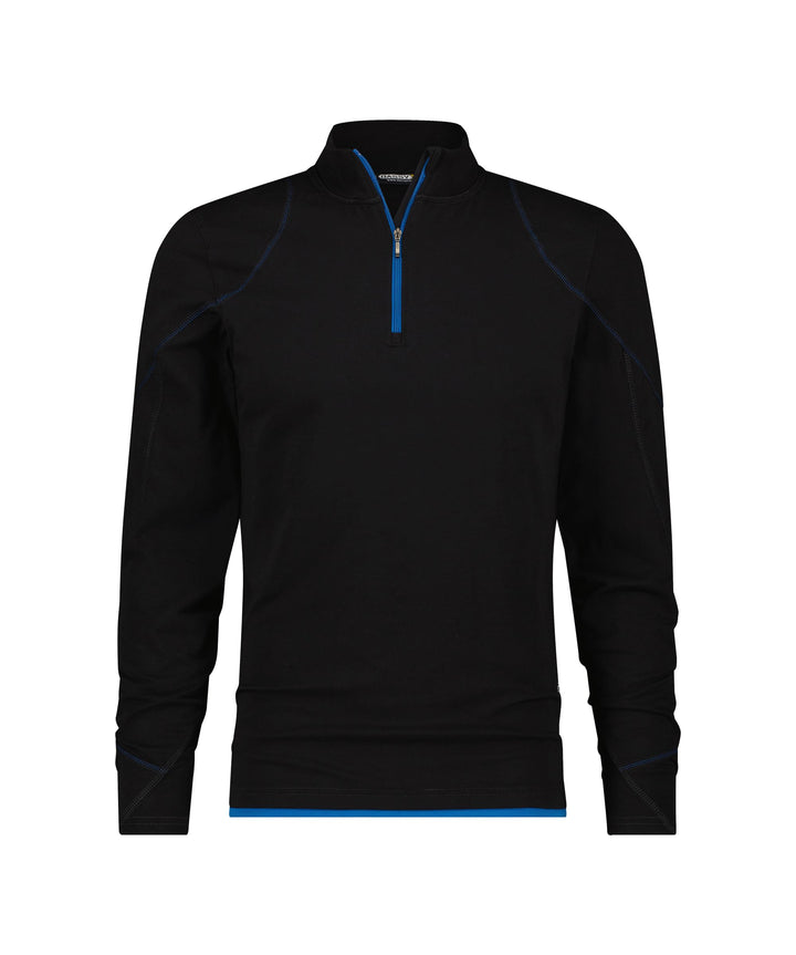 Dassy Unisex Maglietta Sonic 220G Arbeitshose, Nero/Blu, L