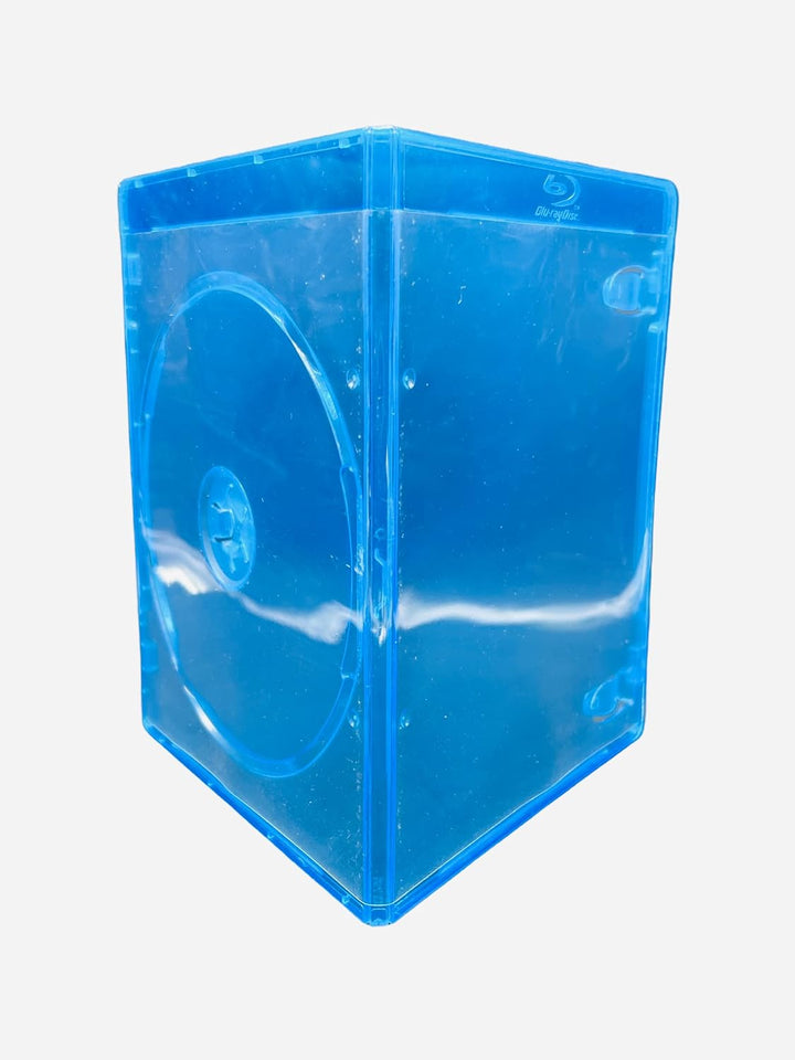 10 x Slim 6 mm Single Blu-ray Disc-Hüllen mit Booklet-Clips und Aussenhülle – für 1 CD, DVD oder Blu