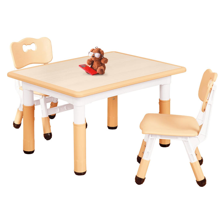 FUNLIO Kinderzimmertisch & -stuhlsets, höhenverstellbar für Kinder im Alter von 3-8 Jahren, leicht a