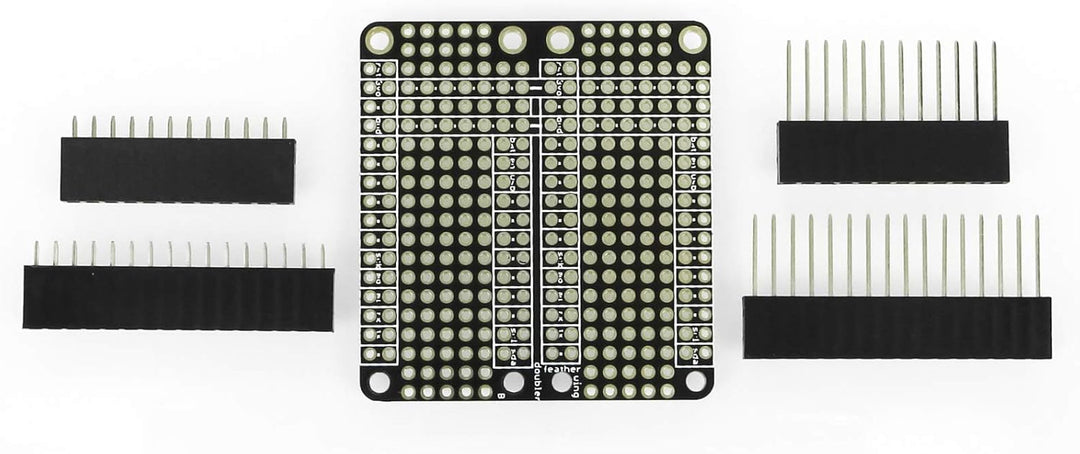 Adafruit FeatherWing Doubler Prototyping Add-on for All Feather Boards Can Work with Both a Feather