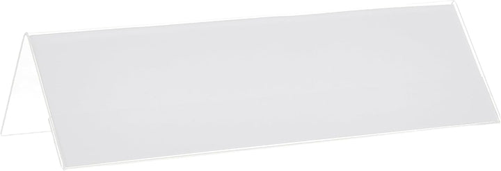 Durable Tischnamensschild L-Aufsteller (aus Acryl, 61 x 210 mm) 10 Stück, transparent, 803119, 61 x