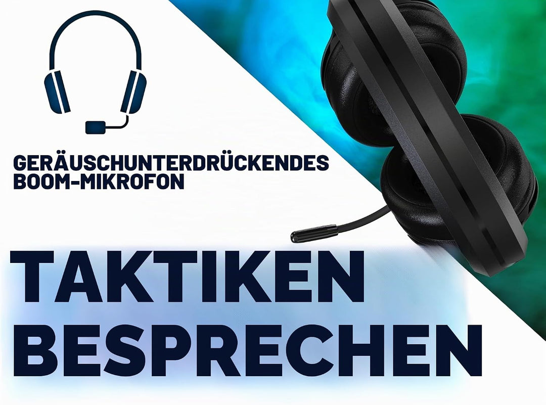 Predator Galea 350 Gaming Headset (TrueHarmony Soundscape-Technologie, 7.1 Virtual Sound, omnidirekt