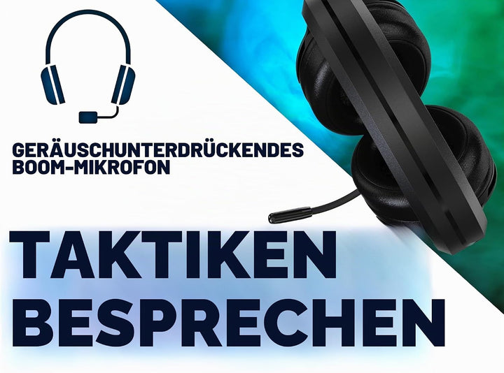 Predator Galea 350 Gaming Headset (TrueHarmony Soundscape-Technologie, 7.1 Virtual Sound, omnidirekt