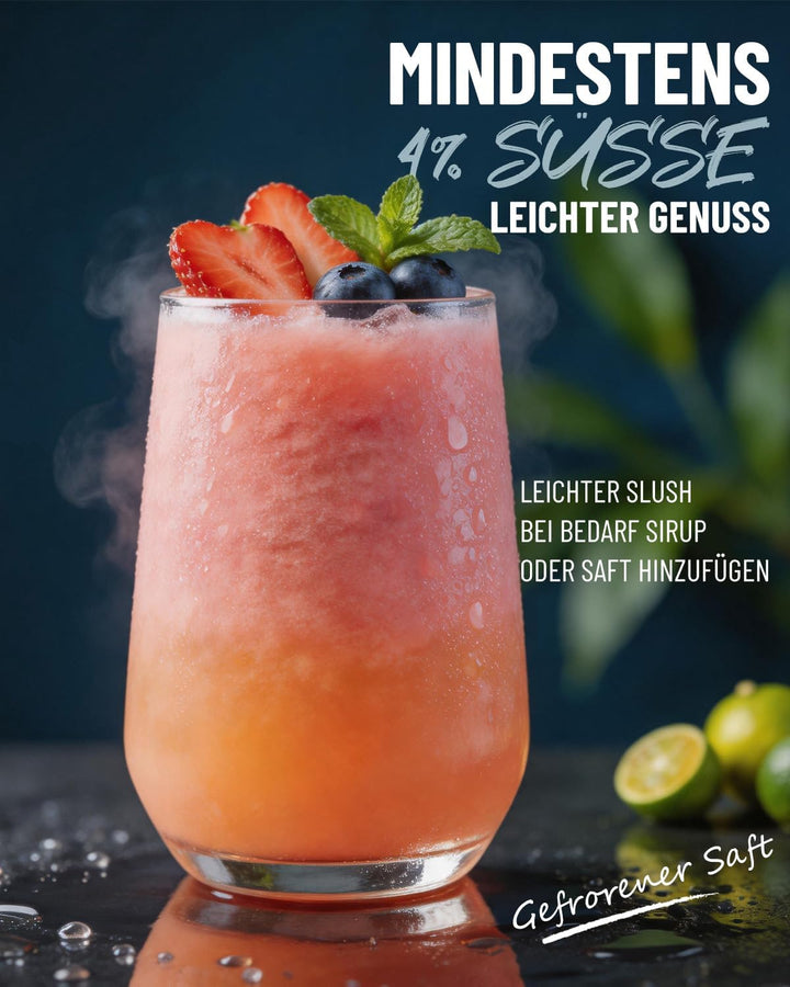 Huracan Slush Maschine 2L, Slushie Maker Kein Eis Nötig, 5 Programme, Schnellgefrierung Kompressor,