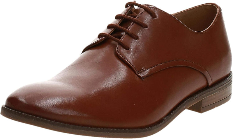 Clarks Herren Stanford Walk Derbys 46 EU Braun Tan Leather Tan Leather, 46 EU Braun Tan Leather Tan