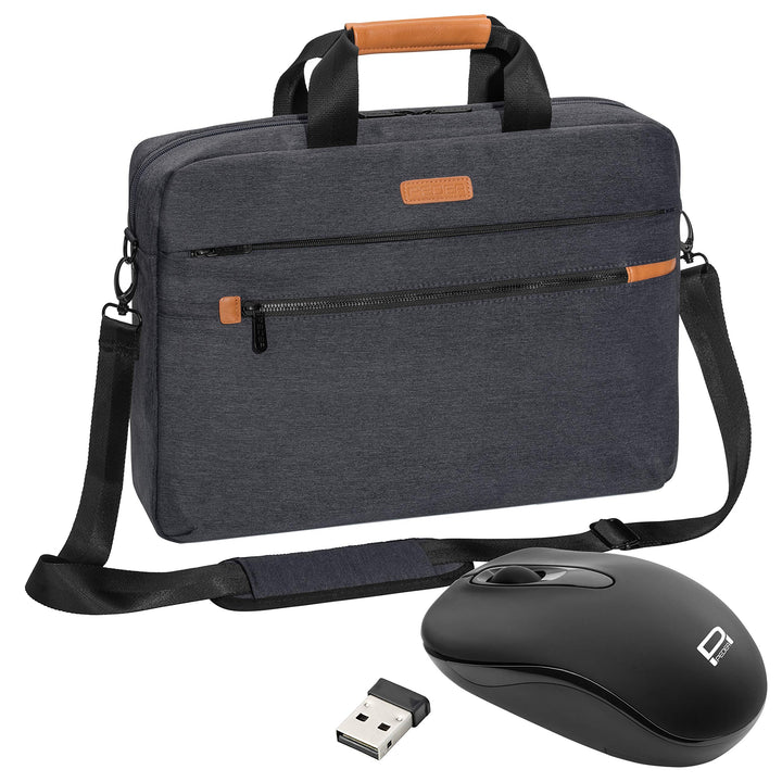 PEDEA Laptoptasche "Elegance Pro" Notebook-Tasche bis 15,6 Zoll (39,6 cm) Umhängetasche mit Schulter