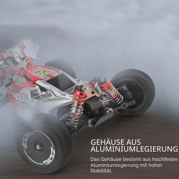 1:14 WLtoys 144001 Ferngesteuertes Auto, 60KM/H Hohe Geschwindigkeit RC Monstertruck für Erwachsene,