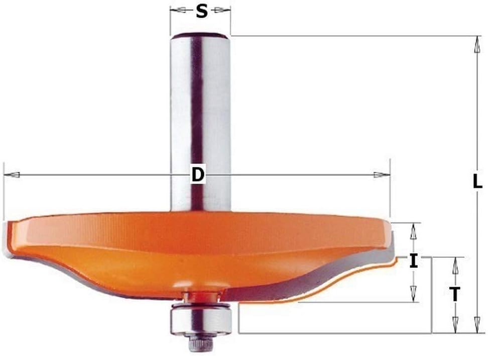 CMT Orange Tools 990.501.11 Hor. Lichter – Fräser mit rodam. HM S 12 D 82.5 x 15 (A)