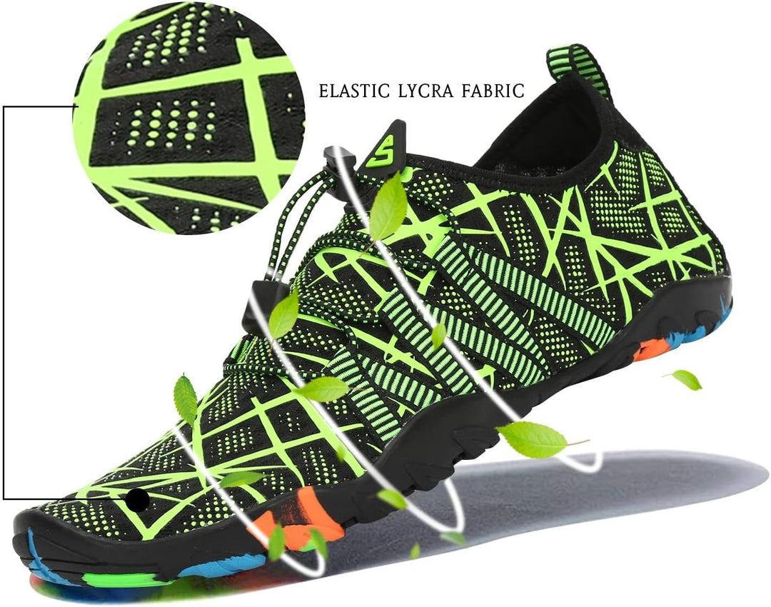 SAGUARO Badeschuhe Damen Herren Wasserschuhe Aquaschuhe Barfuss Schuhe Schnell Trocknend Strandschuh