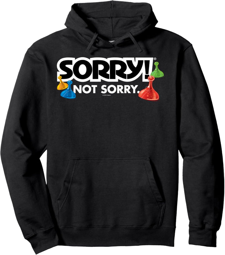 Sorry Not Sorry Logo Pullover Hoodie