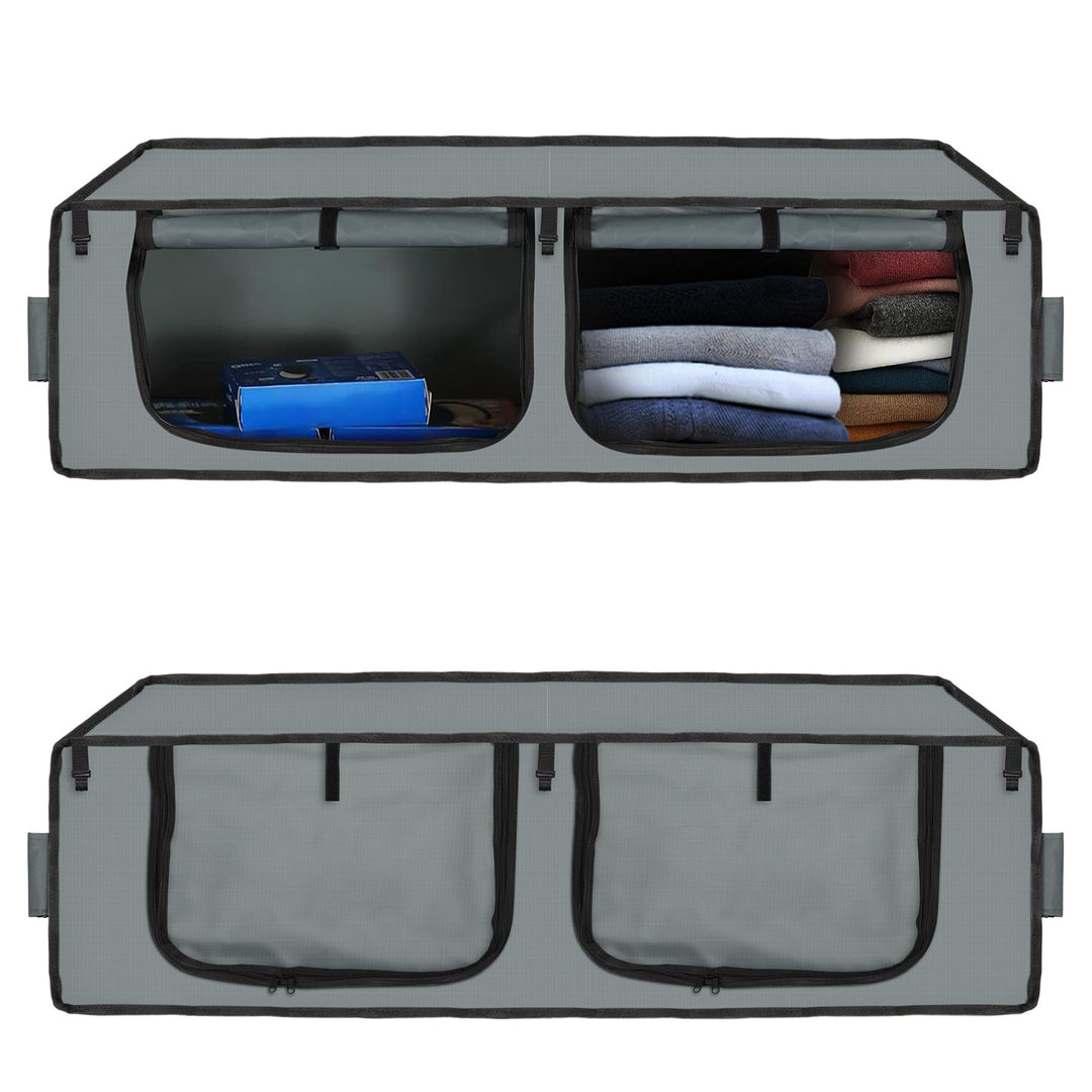 CISSIYOG Campingküche,Camper Hängeschrank,36" RV Oberkopf Weichseitig Aufbewahrungsschrank,Outdoor C