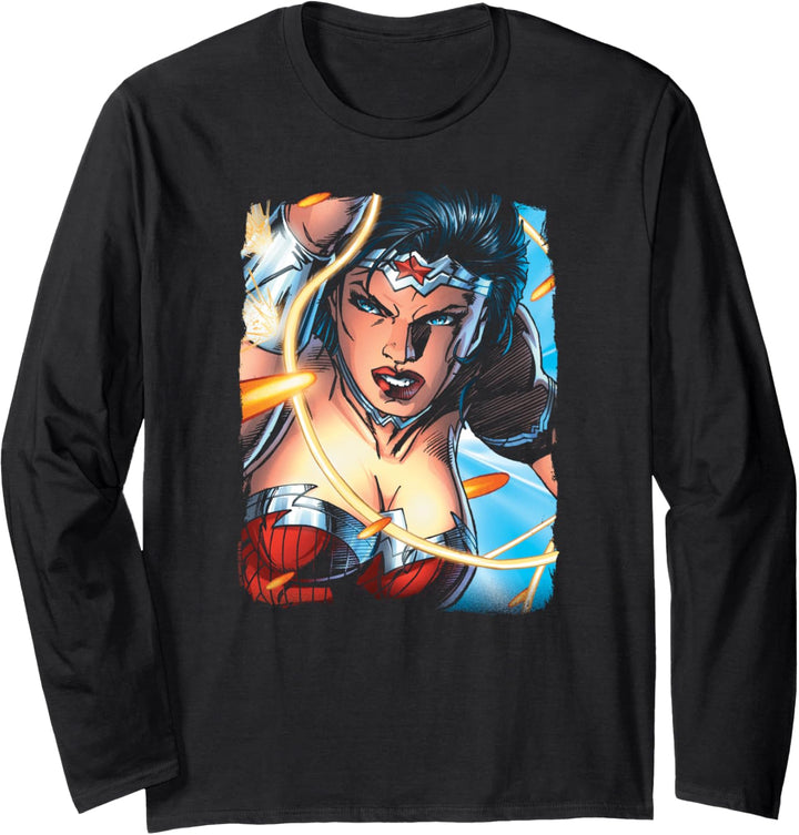 Wonder Woman Scowl Langarmshirt