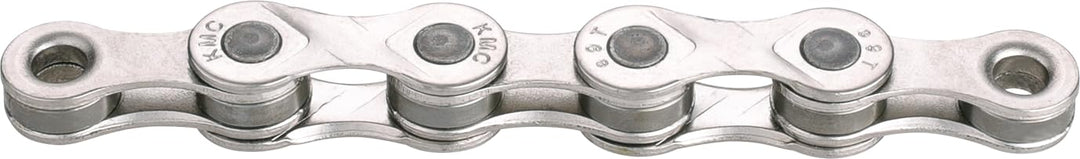 KMC E9 9 Speed E-Bike Chain, Silver, 122 Link Einzelbett, Einzelbett