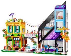 LEGO 41732 Friends Stadtzentrum, kreatives Modular Building Spielzeug, Dekorieren & Ausstellen im Pu