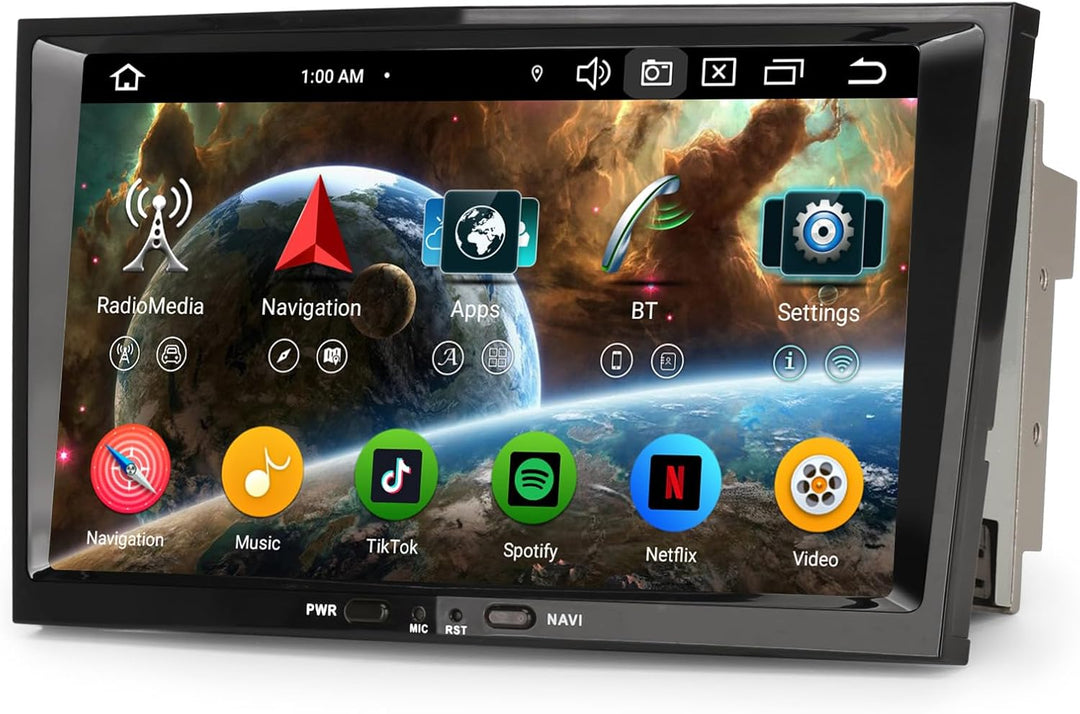 Erisin 8 Zoll Acht-Kern Android 14 DAB+ Autoradio 4GB+64GB Für OPEL Astra H Corsa D Zafira Meriva Si