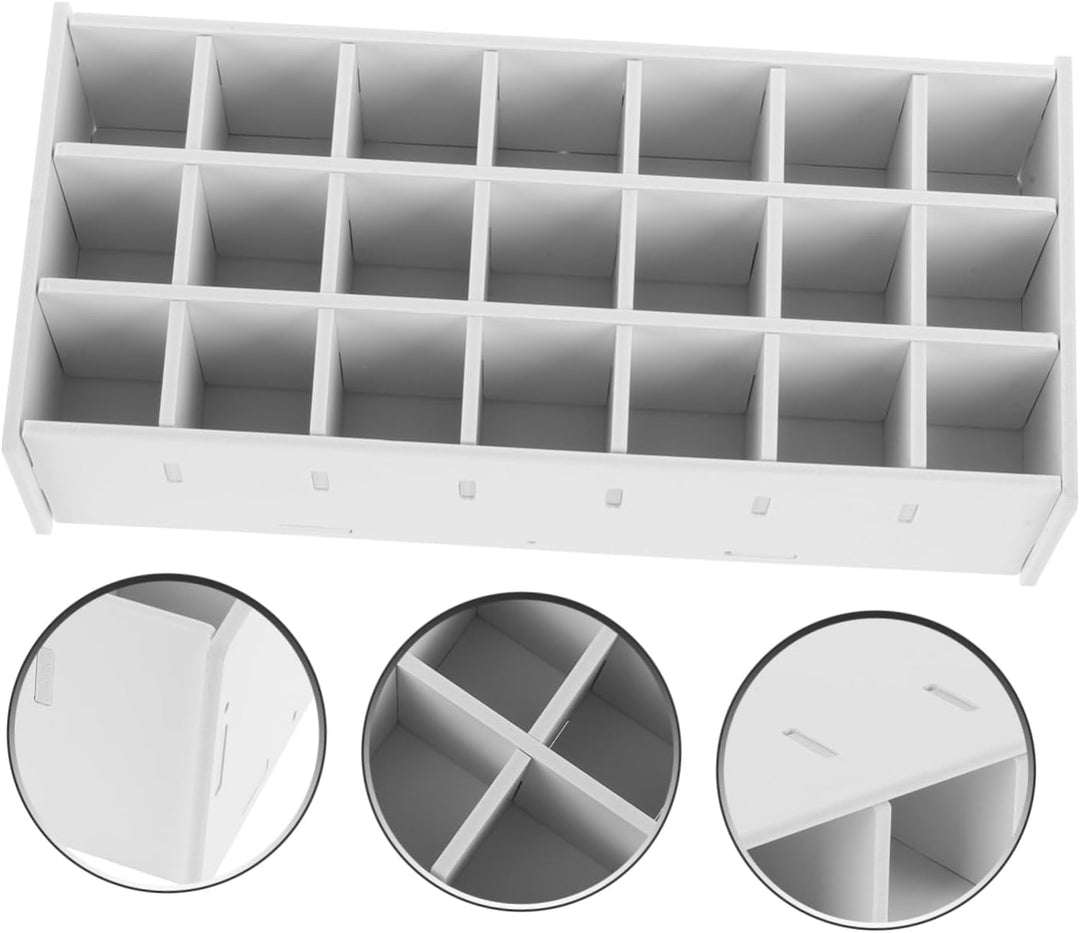 jojofuny Pigment Aufbewahrungsbox Aufbewahrungs Organizer Schreibtisch Organizer Pigmenthalter Künst