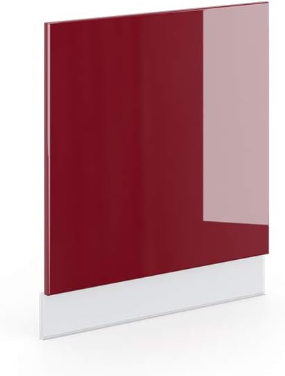 Vicco Frontblende Fame-Line, Bordeaux Hochglanz/Weiss, 60 cm ohne Arbeitsplatte Bordeaux Hochglanz G