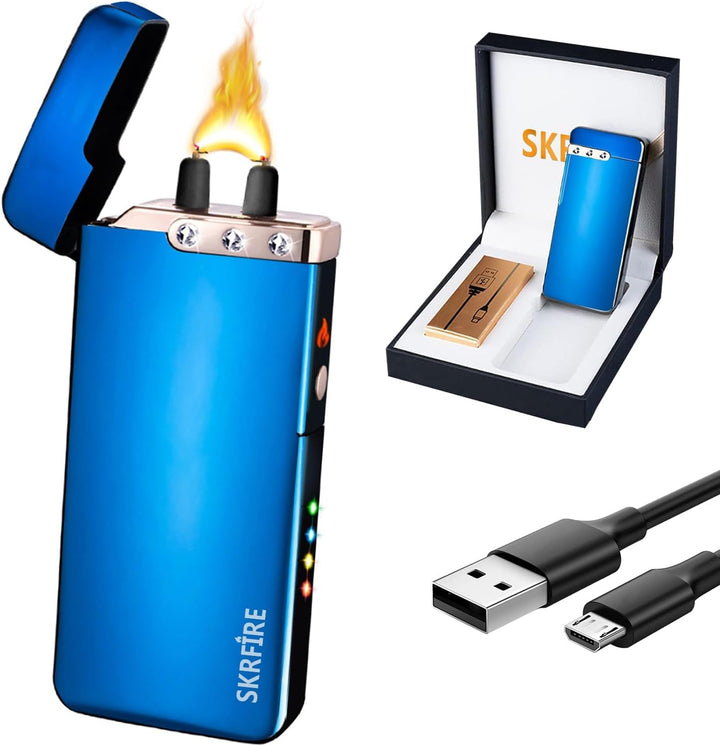 SKRFIRE Elektrisches Feuerzeug Personalisiertes Feuerzeug Elektrische Feuerzeuge USB Feuerzeuge mit