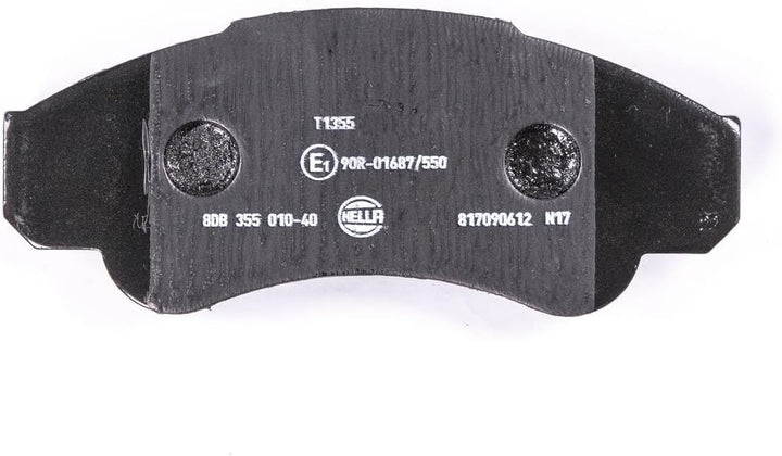 HELLA PAGID 8DB 355 010-401 Bremsbelagsatz - T1355 - Dicke/Stärke: 19.1mm - Bremssystem: Brembo - mi
