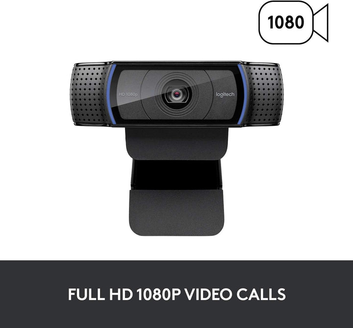 Logitech C920 Webcam 1920 x 1080 Pixel USB 2.0 Schwarz - Webcams (1920 x 1080 Pixel, 1080p,720p, H.2