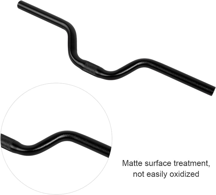Aluminium Bike Fixed Gear Riser Bar Lenker 25,4 mm * 520 Fahrradlenker, Fahrrad Aluminiumlegierung L
