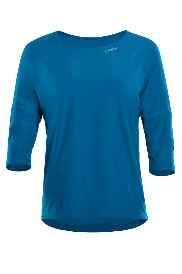 WINSHAPE Damen Damen Functional Light and Soft ¾-arm Top Dt111ls Yoga-Shirt L Teal-green, L Teal-gre