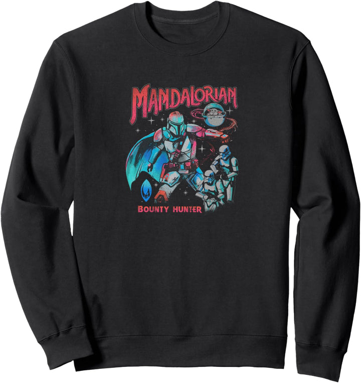 Star Wars The Mandalorian Neon Mandalorian Sweatshirt