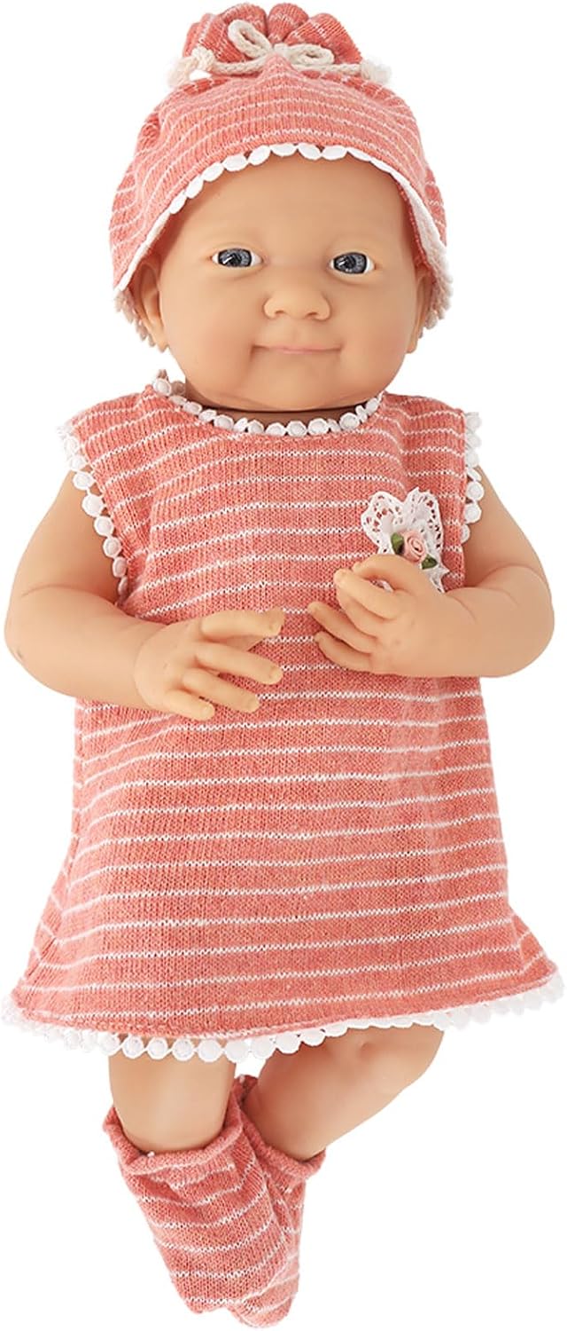 Puppenkleidung für 36-43 cm Baby Puppen, 4-Packungen Puppenkleider mit Hut und Socken (Keine Puppe)