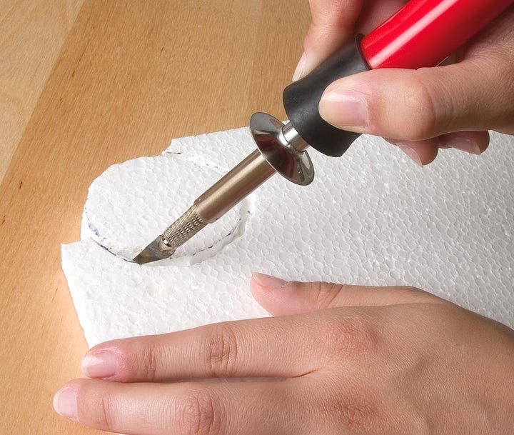 Pebaro 0261 Brandmal Set, Brandkolben, 9 Brennstempel, 9 Brennspitzen, Lötspitze, Styropormesser, Br