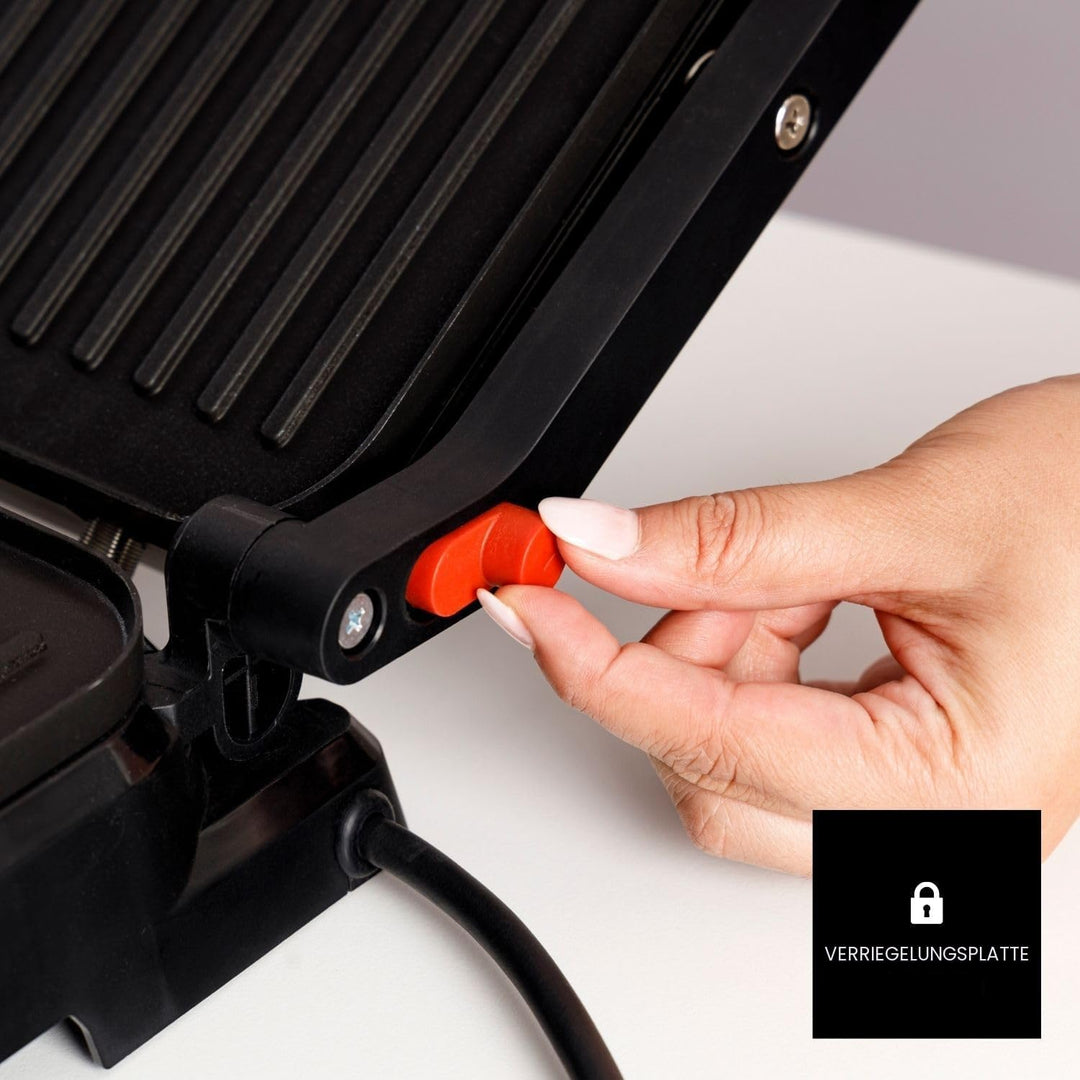Taurus - Kontaktgrill Essential 2600W | 2-in-1 Grill & Plancha | Platten 29x23 cm | PFOA-frei | Fett