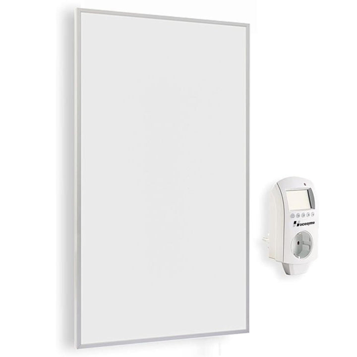 Hocosyme Infrarotheizung Glas 360W, Infrarot Glasheizung 60x70 CM,Elektroheizung mit Überhitzungssch