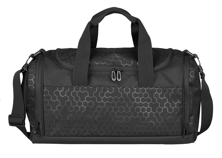 neoxx Champ Sporttasche Lost in Black I Sportbeutel für die Schule I Tasche zur Aufbewahrung von Spo