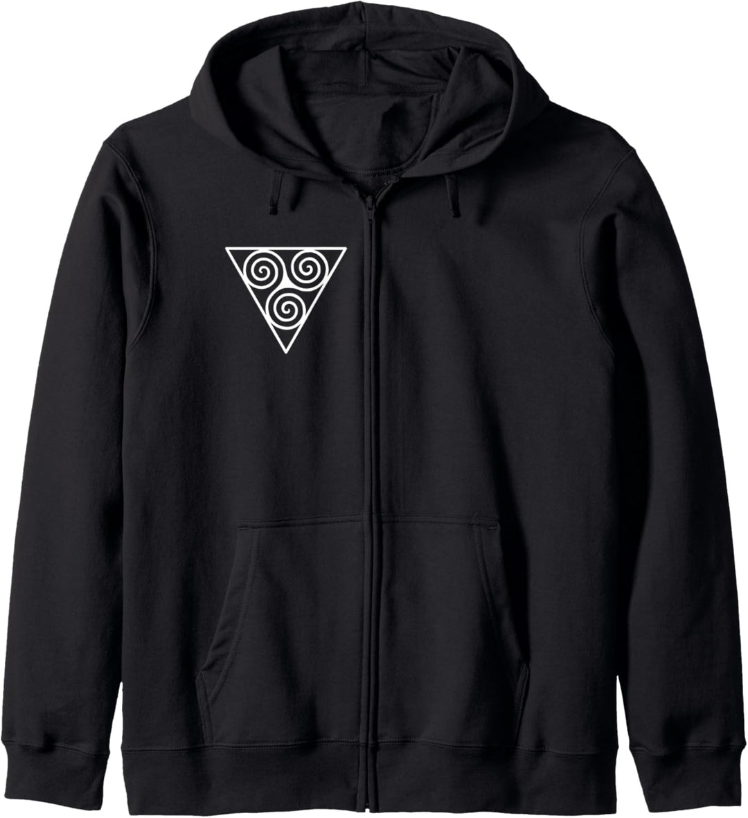 Celtic Symbol - Triskele - Triple Spiral In Triangle 3 Kapuzenjacke