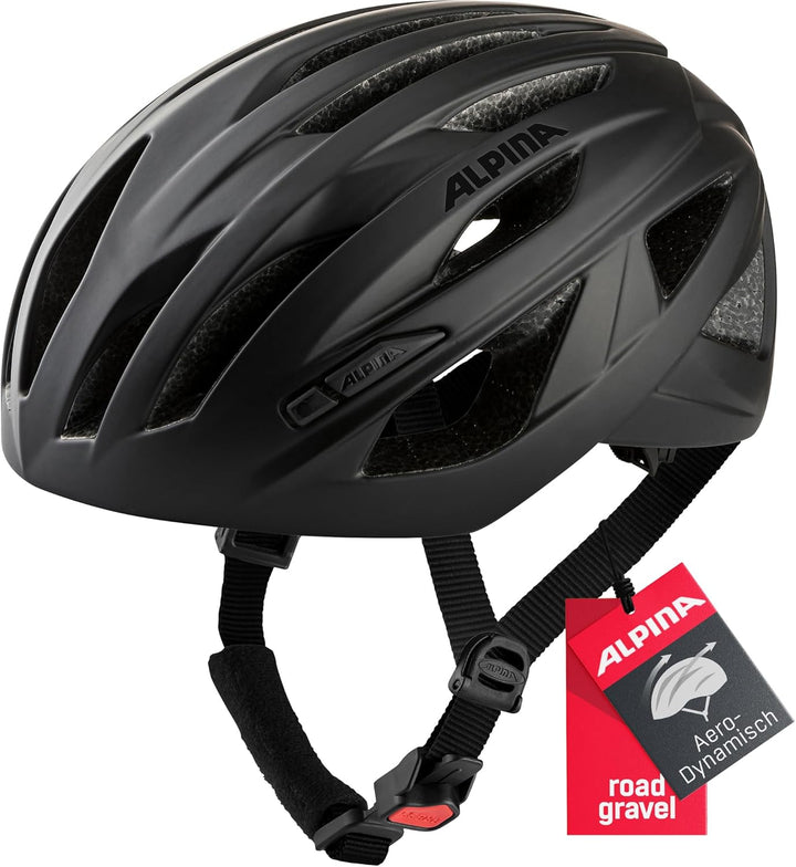 ALPINA Path Helm schwarz 51-56 cm, 51-56 cm