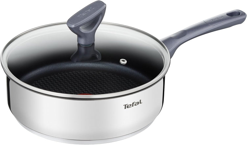 Tefal g7133214 dailycook Pfanne, Edelstahl, 24 cm, Metal, 2 43,7 x 25,6 x 10,6 cm, 43,7 x 25,6 x 10,