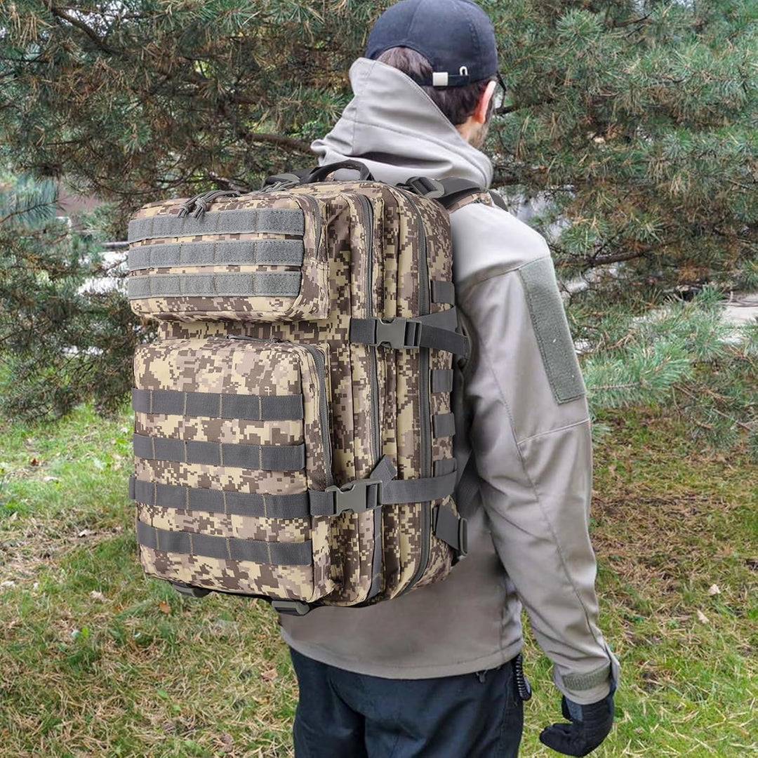 TANTOMI Taktischer Rucksack, 45L Militär Rucksack, Outdoor Rucksack, Travel Backpack, Tactical Backp