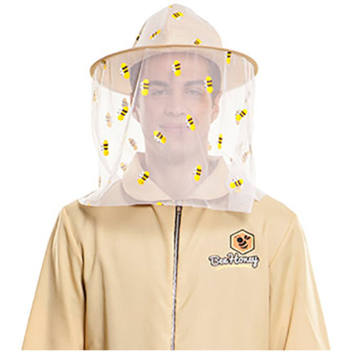 EUROCARNAVALES Kostüm Imkermeister Matthias Gr. S M/L beige Overall Imker Bienenzüchter Beruf Karnev