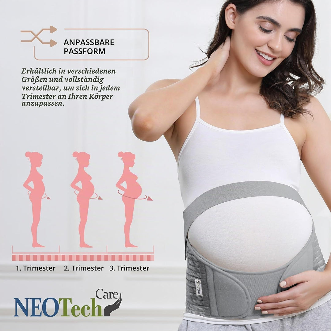 NEOtech Care - Bauchgurt für die Schwangerschaft - stützt Taille, Rücken &amp; Bauch - Schwangerschaftsg